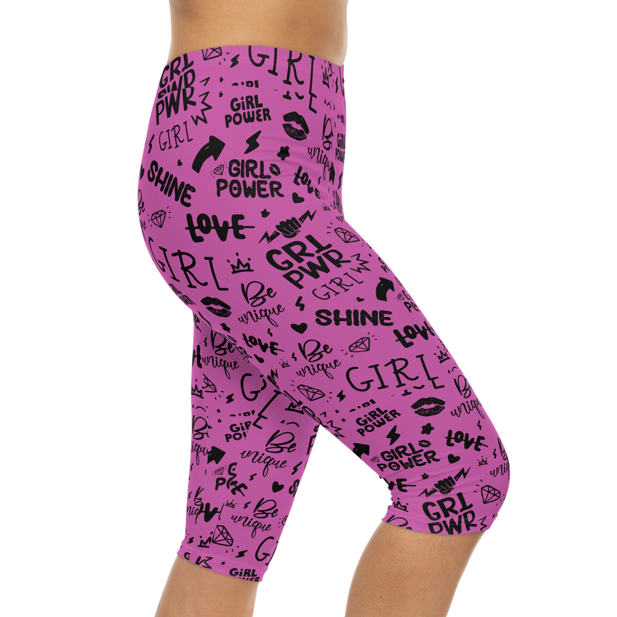Girl Power Capri Leggings